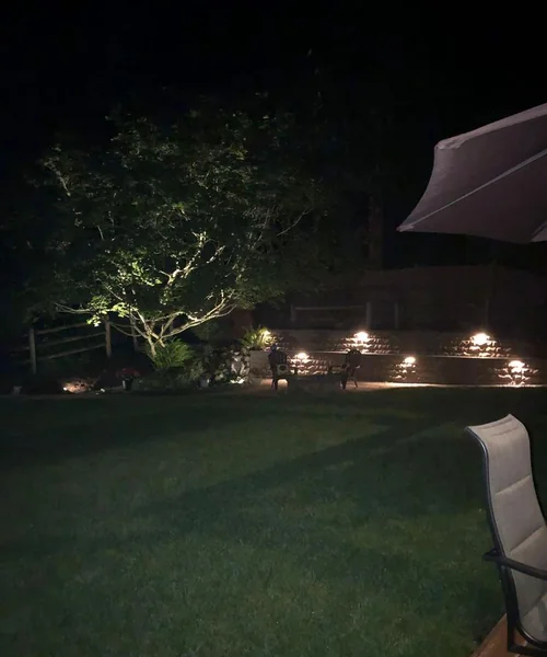 Installation of natural Grass, Retaining wall construction & Fire Pit in Lake Stevens 